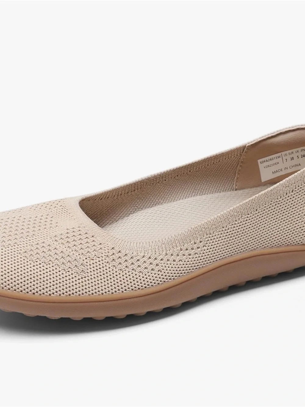 Dream Pairs Ballet Flats Women’s Size 11 - Nude Beige Wide Toe Arch Support